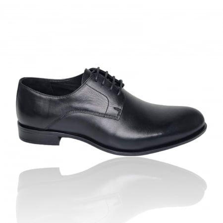 Pantofi Eleganti Pentru Barbati - Pantofi Bărbați Eleganți Din Piele Naturală Negru 1681