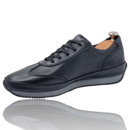 Pantofi Bărbați Sport Din Piele Naturală Neagră 1289 [1]