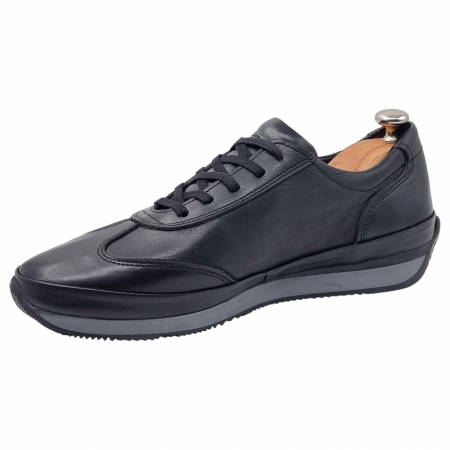 Pantofi Bărbați Sport Din Piele Naturală Neagră 1289 [14]
