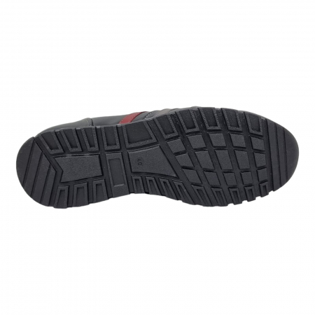 Pantofi Bărbați Sport Din Piele Naturală Neagră 1204 [10]
