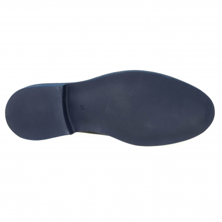 Pantofi Bărbați Din Piele Naturală Perforată Blue 289 [4]