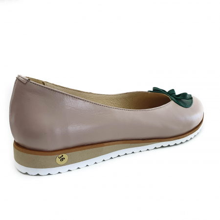 Pantofi dama balerine confort din piele naturala COD-873 [2]