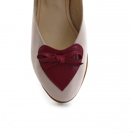 Pantofi dama balerine confort din piele naturala COD-874 [3]
