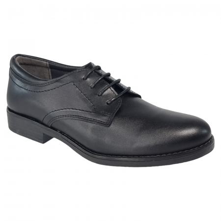 Pantofi Damă Casual Confort Din Piele Naturală Neagră 5025 [4]