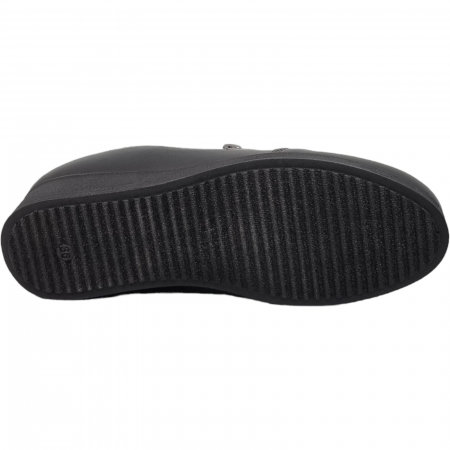 Pantofi Damă Casual Confort Din Piele Naturală Neagră 5029 [6]