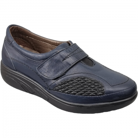 Femei - Pantofi Damă Casual Confort Din Piele Naturală Blue 5037