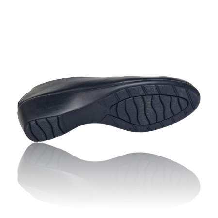 Pantofi Damă Casual Confort Din Piele Naturală Neagră 5189 [4]