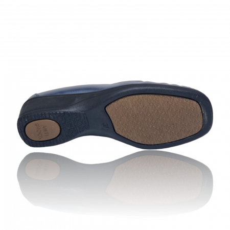 Pantofi Damă Casual Confort Din Piele Naturală Blue  5190 [6]