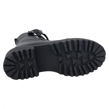 Ghete Damă Casual Din Piele Naturală Neagră 8765 [10]