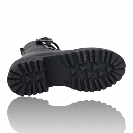 Ghete Damă Casual Din Piele Naturală Neagră 8765 [2]