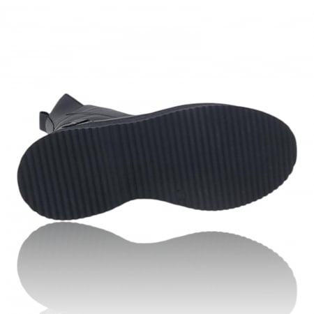 Ghete Damă Casual Din Piele Naturală Neagră 8766 [11]