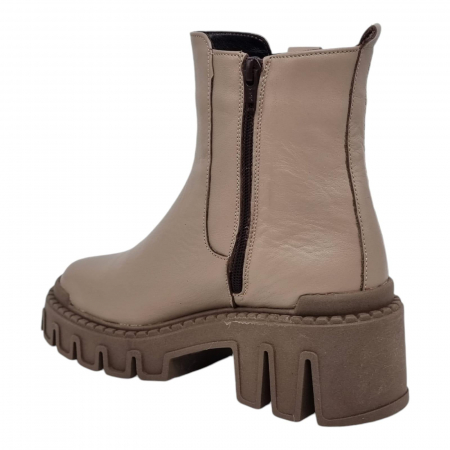 Ghete Damă Casual Din Piele Naturală Vizon 8770 [3]