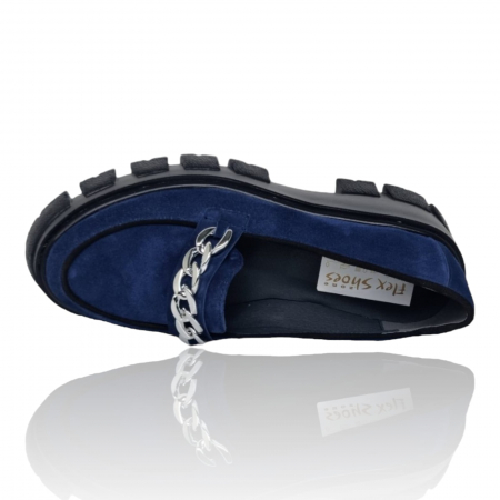 Pantofi Damă Casual Confort Din Piele Blue Vel 5244 [7]