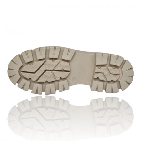 Pantofi Damă Casual Confort Din Piele Naturală Sarp Bej 5246 [2]
