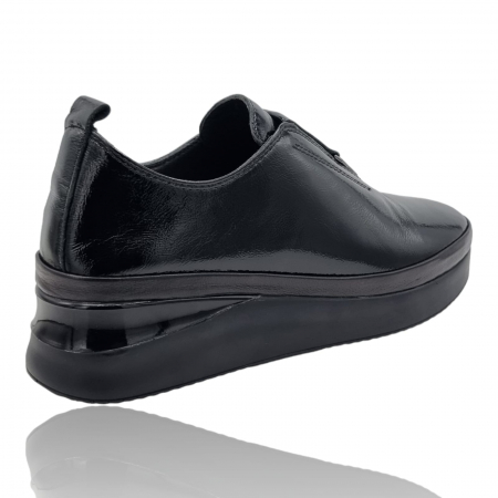 Pantofi Damă Casual Confort Din Piele Naturală Neagră 5254 [3]