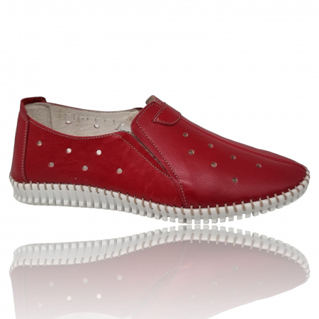 Pantofi Eleganti Pentru Femei - Pantofi Damă Casual Din Piele Naturală Negru 4008