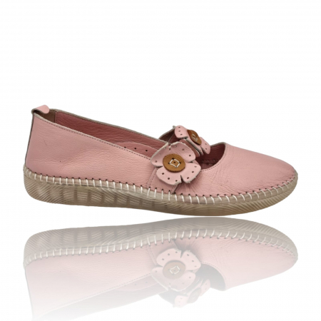 Pantofi Eleganti Pentru Femei - Balerine Damă Confort Din Piele Naturală Fdt 8044