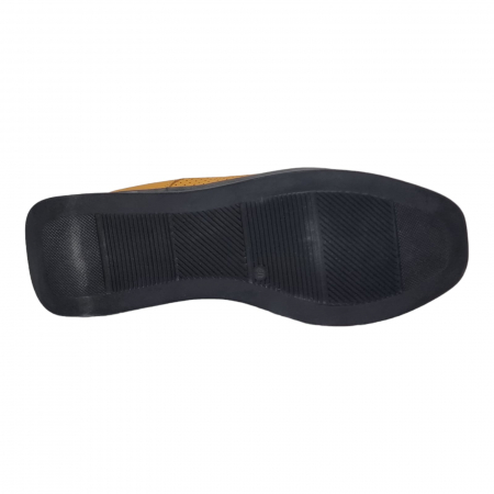 Pantofi Damă Casual Confort Din Piele Naturală Galbenă 5110 [4]