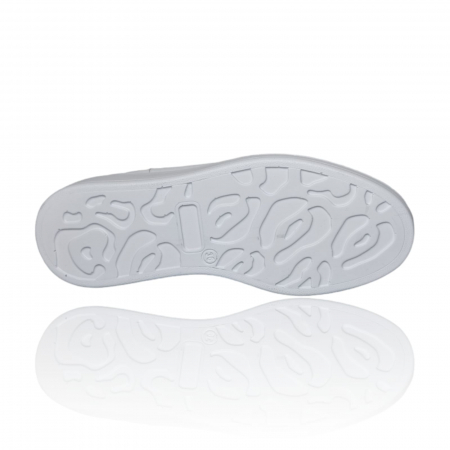 Pantofi Damă Casual Confort Din Piele Naturală Albă 5021 [6]