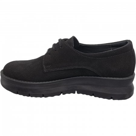 Pantofi Damă Casual Din Piele Naturală Neagră 5047 [1]