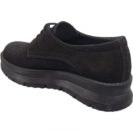 Pantofi Damă Casual Din Piele Naturală Neagră 5047 [2]