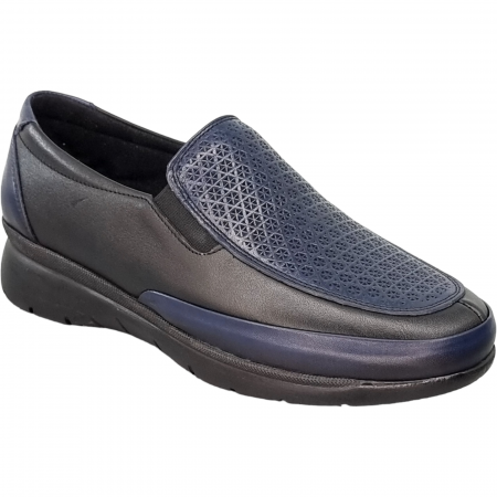 Femei - Pantofi Damă Casual Confort Din Piele Naturală Neagră 5088