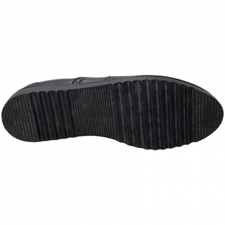 Pantofi Damă Casual Confort Din Piele Naturală Neagră 5062 [5]