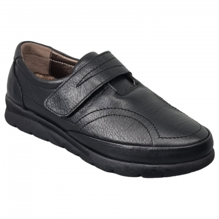 Pantofi Eleganti Pentru Femei - Pantofi Damă Casual Confort Din Piele Naturală Neagră 5040