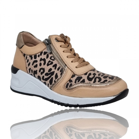 Pantofi Damă Casual Confort Din Piele Naturală Leop 5043 [2]