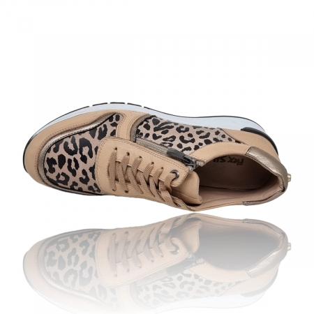 Pantofi Damă Casual Confort Din Piele Naturală Leop 5043 [4]
