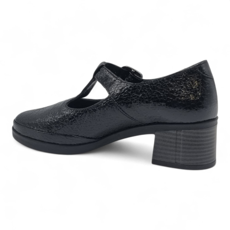 Pantofi Damă Casual Confort Din Piele Naturală Neagră 25440 [7]