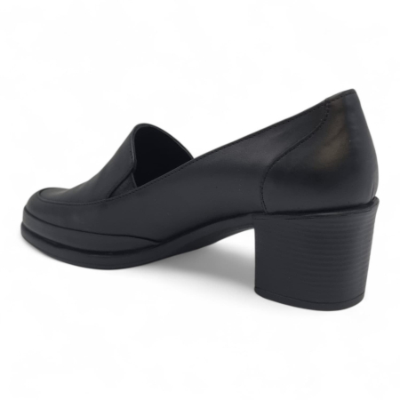 Pantofi Damă Casual Confort Din Piele Naturală Neagră 25443 [4]