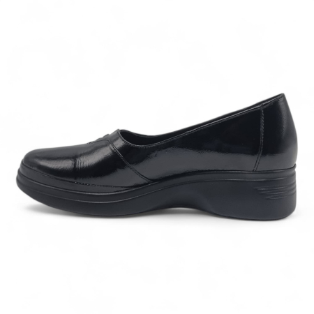 Pantofi Damă Casual Confort Din Piele Naturală Neagră 25444 [4]