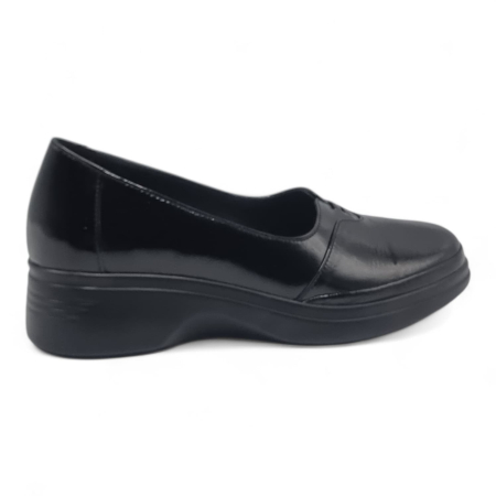 Pantofi Damă Casual Confort Din Piele Naturală Neagră 25444 [3]
