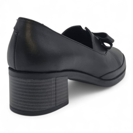Pantofi Damă Casual Confort Din Piele Naturală Neagră 25445 [2]