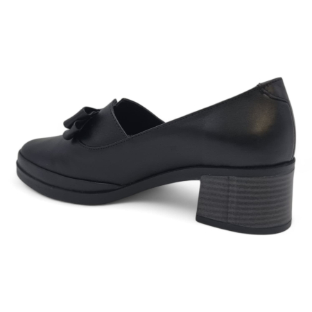 Pantofi Damă Casual Confort Din Piele Naturală Neagră 25445 [4]