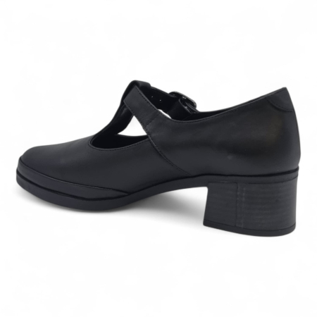 Pantofi Damă Casual Confort Din Piele Naturală Neagră 25447 [4]