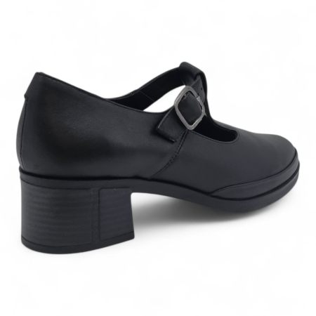 Pantofi Damă Casual Confort Din Piele Naturală Neagră 25447 [2]