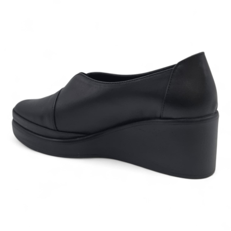 Pantofi Damă Casual Confort Din Piele Naturală Neagră 25448 [5]