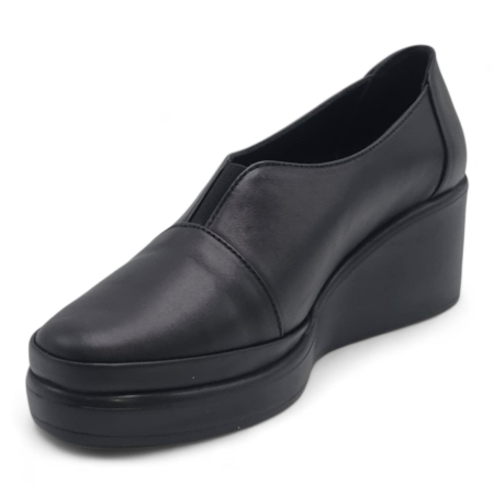 Pantofi Damă Casual Confort Din Piele Naturală Neagră 25448 [6]