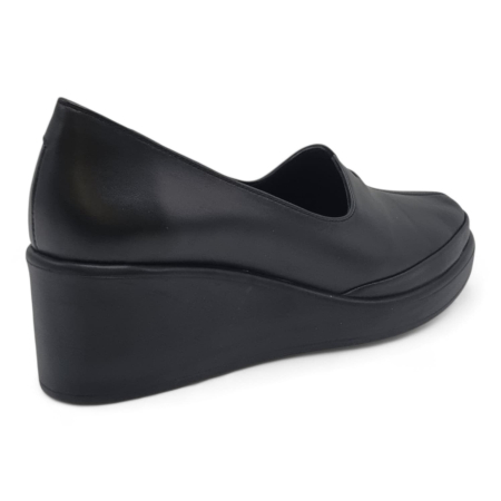 Pantofi Damă Casual Confort Din Piele Naturală Neagră 25449 [2]