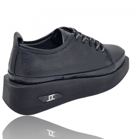 Pantofi Damă Casual Confort Din Piele Naturală Neagră 5065 [1]