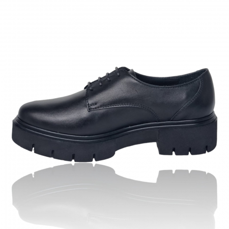 Pantofi Damă Casual Confort Din Piele Naturală Neagră 5071 [1]