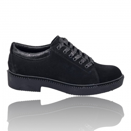 Pantofi Eleganti Pentru Femei - Pantofi Damă Casual Confort Din Piele Naturală Neagră 5087