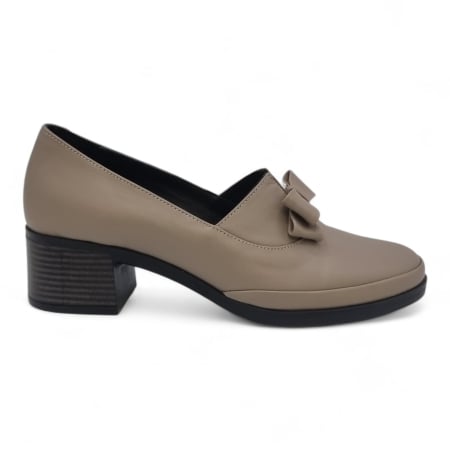 Pantofi Casual Pentru Femei - Pantofi Damă Casual Confort Din Piele Naturală Vizon 25446