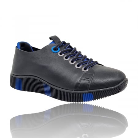 Pantofi Damă Casual Confort Din Piele Negru 5120 [2]