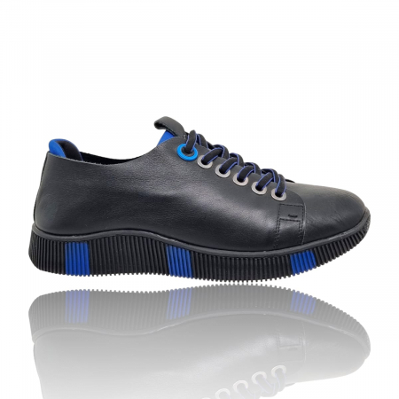 Femei - Pantofi Damă Casual Confort Din Piele Negru 5120