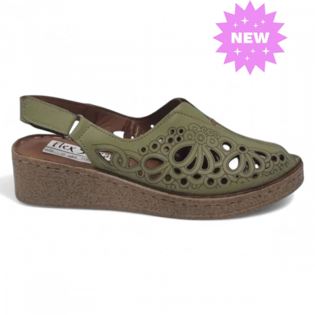 Pantofi Perforati Pentru Femei - Pantofi Damă Casual Din Piele Naturală 4019