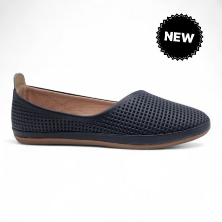 Pantofi Perforati Pentru Femei - Pantofi Damă Casual Din Piele Naturală 4025