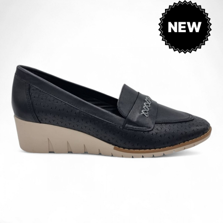 Pantofi Perforati Pentru Femei - Pantofi Damă Casual Din Piele Naturală 4029